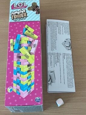 LOL Surprise Stacking Game with Wooden Pieces Jumbling Tower Space Relations MGA